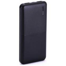 Φορτιστής Μπαταριά Power Bank Slim 10000mAh με  δύο Θύρες USB Χρώμα Μαύρο 8897