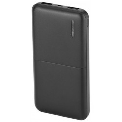 Φορτιστής Μπαταριά Power Bank Slim 10000mAh με  δύο Θύρες USB Χρώμα Μαύρο 8897
