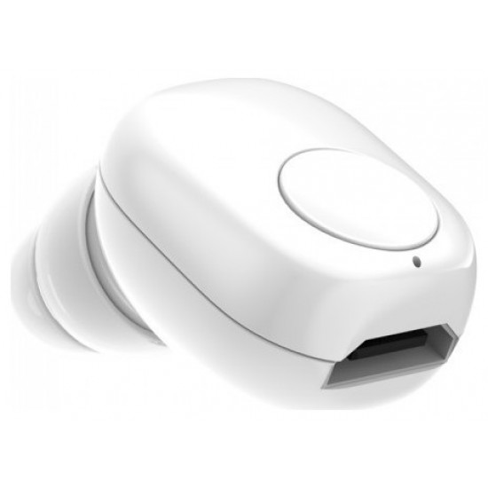 V-TAC Bluetooth Mini Handsfree in-ear για κινητό τηλέφωνο 55mAh Λευκό 7705