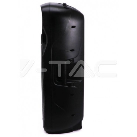 V-TAC Επαναφορτιζόμενο Φορητό Ηχείο 150W 2x12inch με Μικρόφωνο Τηλεχειριστήριο RF και Φωτισμό RGB 7733