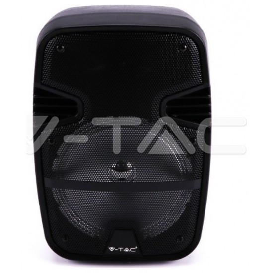 V-TAC Επαναφορτιζόμενο Ηχείο 15W 8inch με Μικρόφωνο Τηλεχειριστήριο και Φωτισμό RGB 7735