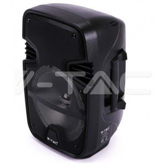 V-TAC Επαναφορτιζόμενο Ηχείο 15W 8inch με Μικρόφωνο Τηλεχειριστήριο και Φωτισμό RGB 7735