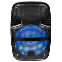 V-TAC Επαναφορτιζόμενο Ηχείο 15W 8inch με Μικρόφωνο Τηλεχειριστήριο και Φωτισμό RGB 7735
