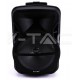 V-TAC Επαναφορτιζόμενο Ηχείο Trolley 35W 12inch με Μικρόφωνο Τηλεχειριστήριο και Φωτισμό RGB 7737