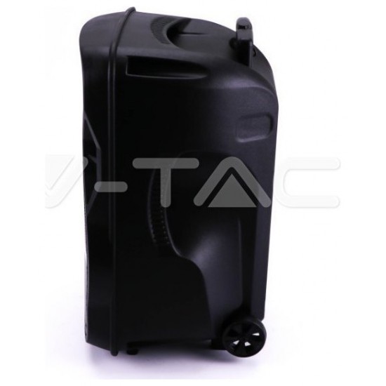 V-TAC Επαναφορτιζόμενο Ηχείο Trolley 35W 12inch με Μικρόφωνο Τηλεχειριστήριο και Φωτισμό RGB 7737