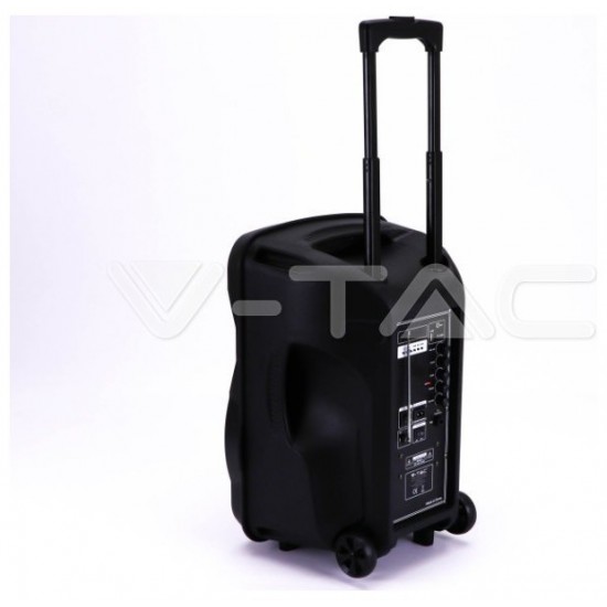V-TAC Επαναφορτιζόμενο Ηχείο Trolley 35W 12inch με Μικρόφωνο Τηλεχειριστήριο και Φωτισμό RGB 7737