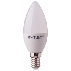 LED V-TAC Έξυπνη Λάμπα Ε14 Κεράκι 4.5W RGB + Θερμό και Ψυχρό Λευκό Dimmable Συμβατή με V-TAC SMART Light, Amazon Alexa και Google Home 2754