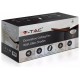 Ανεμιστήρας Οροφής V-TAC 35W Καφέ με 3 πτερύγια μαζί με Φωτιστικό Ρυθμιζόμενος 3 σε 1 με RF control  7920