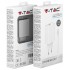 V-TAC Φορτιστής Ταξιδίου  με Καλώδιο micro USB Λευκός 8645