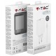 V-TAC Φορτιστής Ταξιδίου  με Καλώδιο micro USB Λευκός 8645