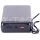 Φορτιστής Μπαταριά Jumbo Power Bank 30000mAh με δύο Θύρες USB, micro USB & Type C Χρώμα Μαύρο 8901