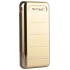 Φορτιστής Μπαταριά Power Bank 20000mAh με δύο Θύρες USB, micro USB & Type C Χρώμα Χρυσό 8908