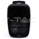 V-TAC Επαναφορτιζόμενο Ηχείο Trolley 35W 12inch με Μικρόφωνο Τηλεχειριστήριο RF και Φωτισμό RGB 7736