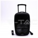 V-TAC Επαναφορτιζόμενο Ηχείο Trolley 35W 12inch με Μικρόφωνο Τηλεχειριστήριο RF και Φωτισμό RGB 7736