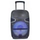 V-TAC Επαναφορτιζόμενο Ηχείο Trolley 35W 12inch με Μικρόφωνο Τηλεχειριστήριο RF και Φωτισμό RGB 7736