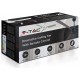 V-TAC Ανεμιστήρας οροφής LED 65W μαύρο σώμα 3 πτερυγίων με ρύθμιση μέσω RF control 2868