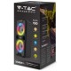 V-TAC Επαναφορτιζόμενο φορητό ηχείο 2x10W (2x4inch) 6663