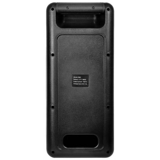 V-TAC Επαναφορτιζόμενο φορητό ηχείο 2x10W (2x4inch) 6663